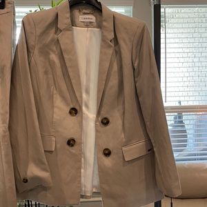 Calvin Klein linen blazer